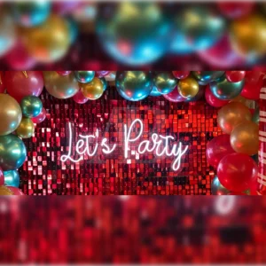 Letrero Let's Party (Venta)