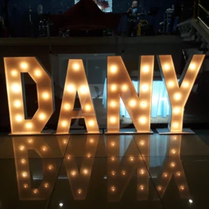 Letras Iluminadas de 1.20m (Renta)