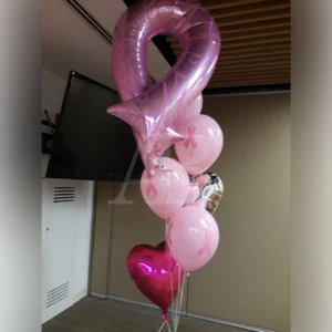 Ramillete de Globos Cancer de Mama