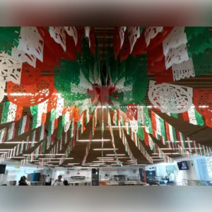 Rehilete con Papel Picado
